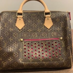Louis Vuitton Speedy 30 Limited Edition Perforated